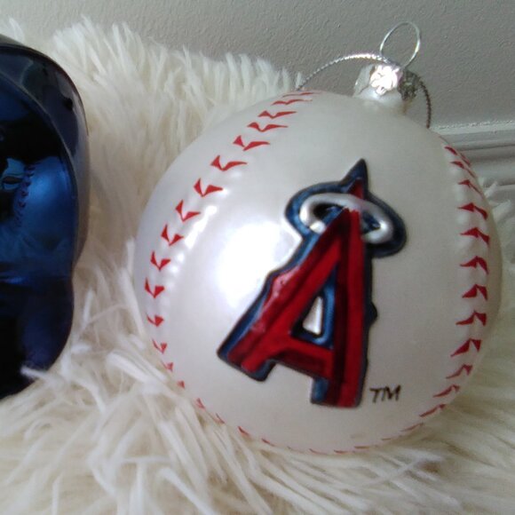 Set of 2 Christmas Baseball Ornaments - Picture 9 of 10
